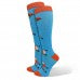 Summer Sloths Fashion Compression Sock-Compression Socks-Med Spot Scrub Shop, LLC