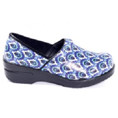 Savvy Brandy Nursing Shoe-Blue Peacock-clogs-Med Spot Scrub Shop, LLC