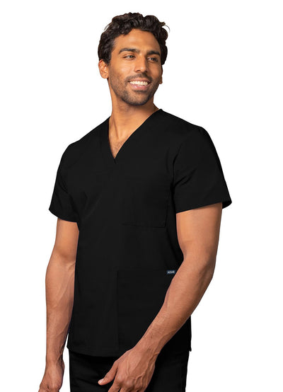 Unisex V-Neck Tunic 3 Pocket Scrub Top-Med Spot Scrub Shop, LLC