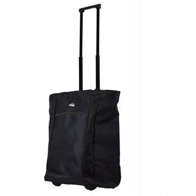 Fashion Rolling Tote Bag-Black-Rolling Tote-Med Spot Scrub Shop, LLC